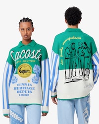 메리노울 La chemise Lacoste 오버사이즈 스웨터