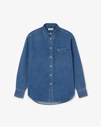 오버사이즈 데님셔츠