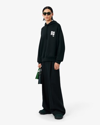 헤비 더블 페이스 오버사이즈 후디