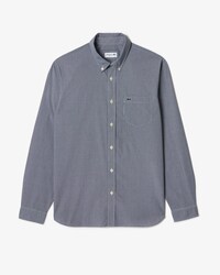 포플린 체크 셔츠