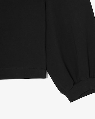 JP 퍼프 소매 긴팔 티셔츠