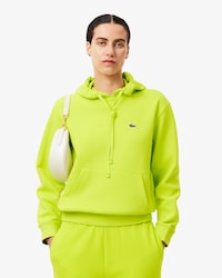 더블페이스 피케 후드 스웻셔츠