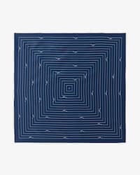 크로코 라인 새틴 스카프