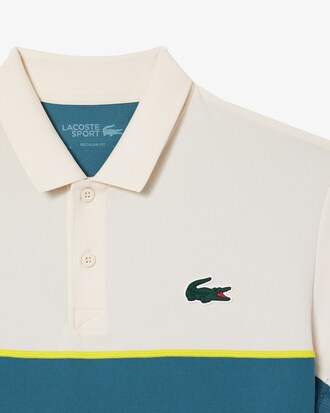 테니스 라인 포인트 반팔 폴로