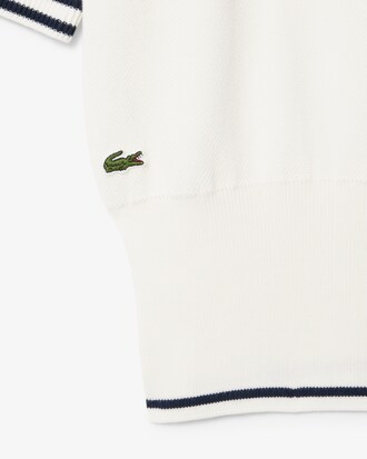 MIF 오픈카라 반팔 스웨터