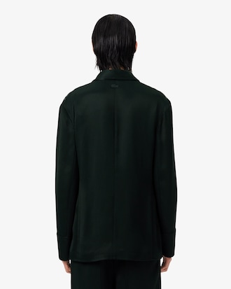 실키 개버딘 숄 라펠 재킷