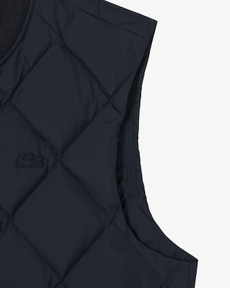 다이아 퀼팅 다운 베스트