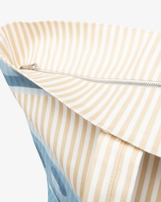 썸머팩 XL 탑지퍼 코튼 토트백