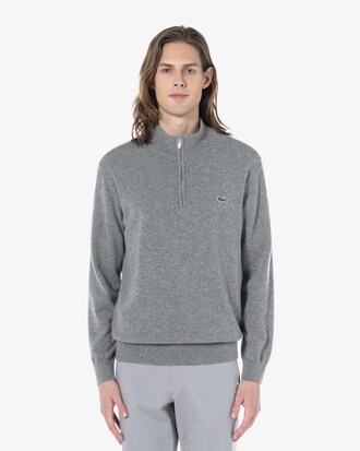 베이직 반집업 풀오버