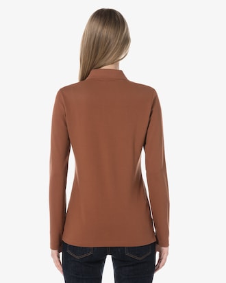 레귤러핏 긴팔 폴로셔츠