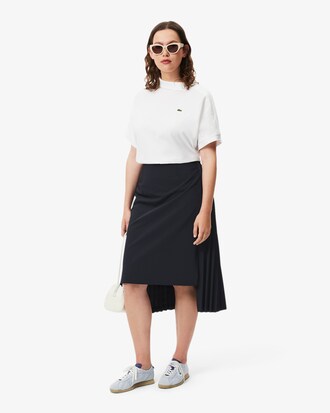 울혼방 플란넬 체크패턴 스커트