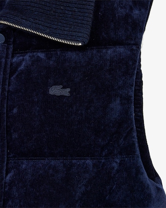 스웨터 카라 다운베스트