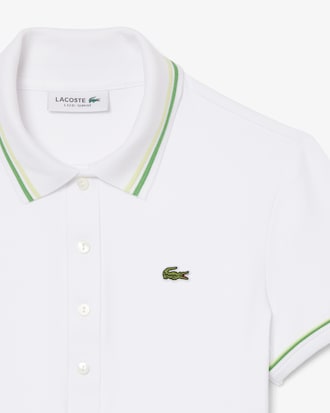 슬림핏 파이핑 디테일 폴로 셔츠