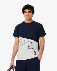 테니스 시즌 그래픽 반팔 티셔츠