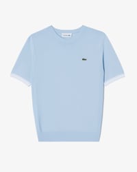 베이직 반팔 라운드 스웨터