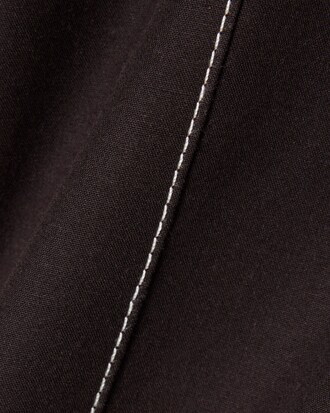 화이트 스티치 풀오버 셔츠