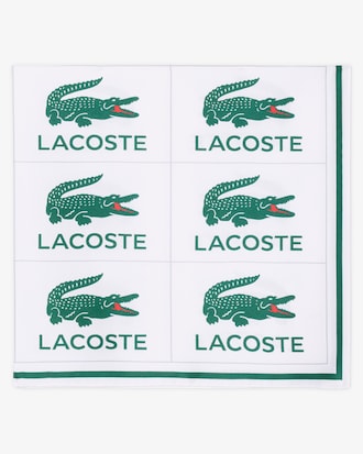 Lemarie 크록 그래픽 실크 스카프