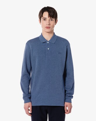 스웨터라이크 긴팔 폴로