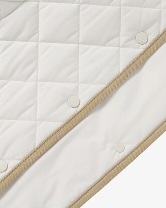 코듀로이카라 퀼팅 점퍼