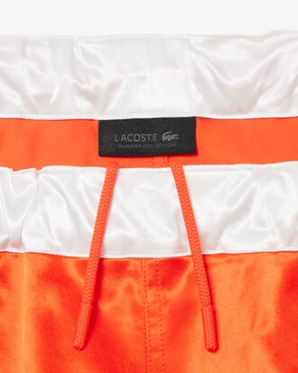 여성 빈티지 샤이니 하이웨이스트 숏츠