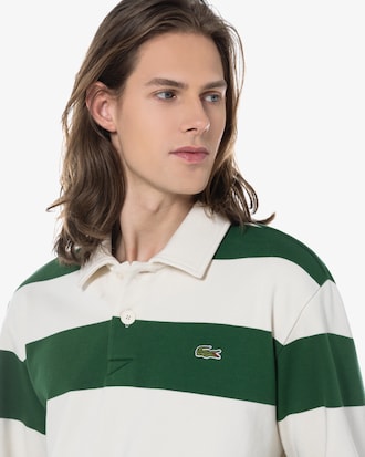 폴로 카라 컬러블록 스웻 셔츠