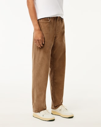 스트레이트 핏 코듀로이 팬츠