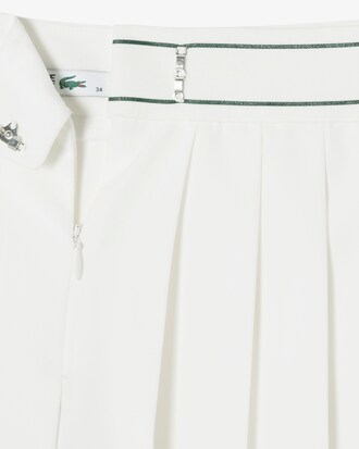 언밸런스 플리츠 스커트