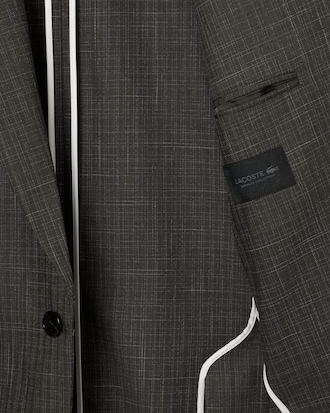 유니섹스 헤비 울 노치드 라펠 재킷