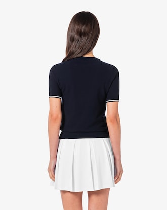 베이직 반팔 라운드 스웨터