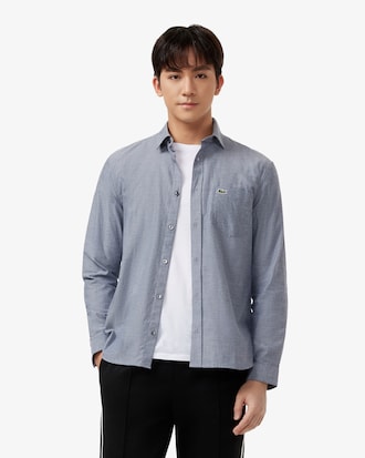 플란넬 헤링본 셔츠