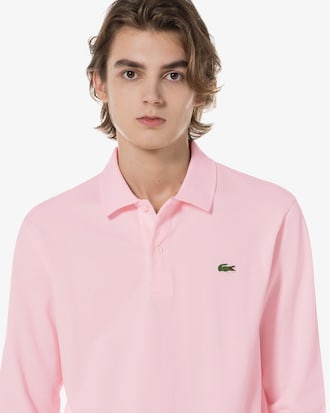 프렌치 레귤러핏 긴팔 베이직 폴로