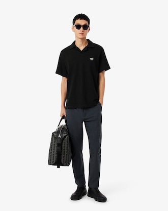 린넨 반팔 폴로 셔츠