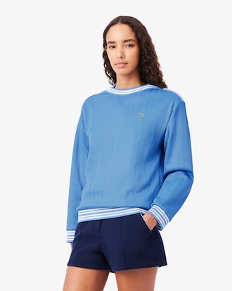 MIF 변형 립조직 스웻 셔츠