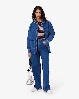 멀티 스트라이프 반팔 티셔츠