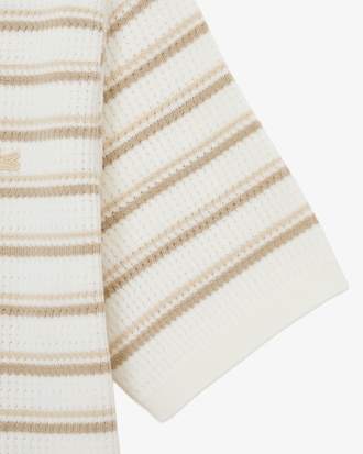 스트라이프 스웨터 폴로 셔츠