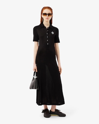 슬림핏 폴로 롱 드레스