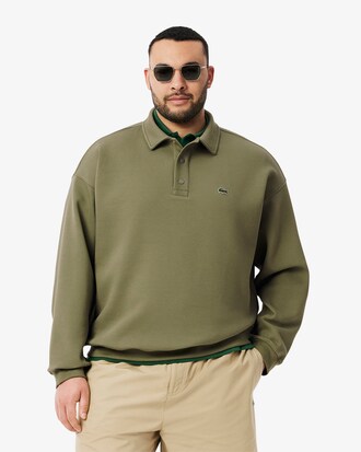 더블페이스 피케 폴로 스웻셔츠