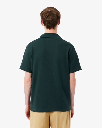 린넨 반팔 폴로 셔츠