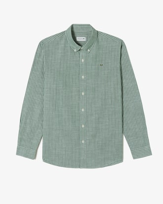 샴브레이 스트라이프 셔츠