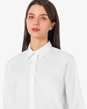 포플린 솔리드 셔츠