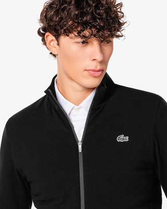 골프 팁핑 하이브리드 풀집업 스웨터