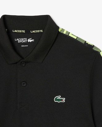 라코스테 레터링 테니스 반팔 폴로 셔츠