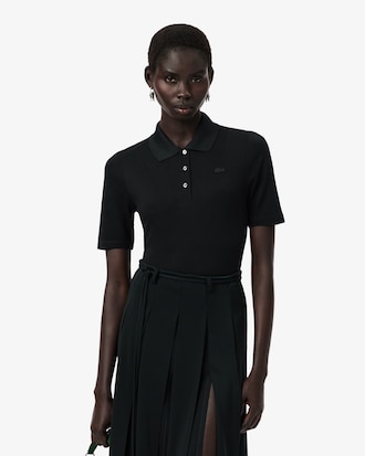 나노 실크 슬림핏 반소매 폴로