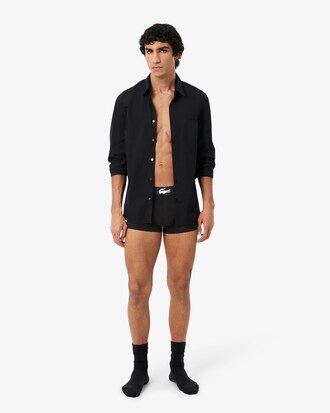 블랙 코튼 남성 브리프 3PACK