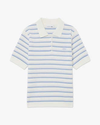 스트라이프 스웨터 폴로 셔츠