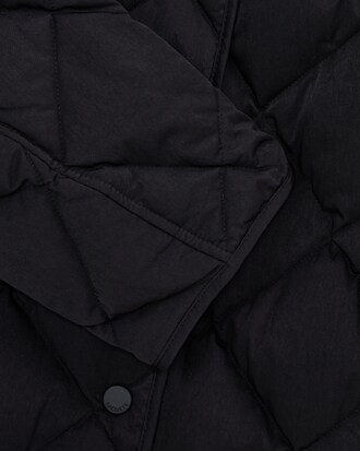 다이아퀼팅 경량 카라 다운