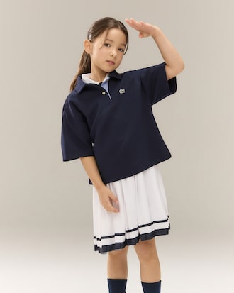 키즈 루즈핏 반팔 폴로셔츠