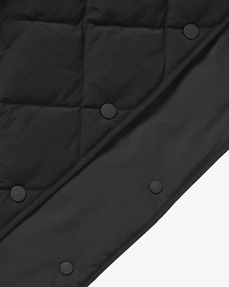 리버시블 퀼팅 카라형 점퍼