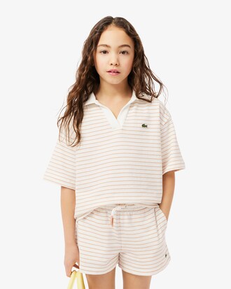 키즈 썸머 스트라이프 폴로