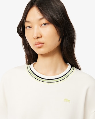 컬러 티핑 릴랙스핏 스웻셔츠